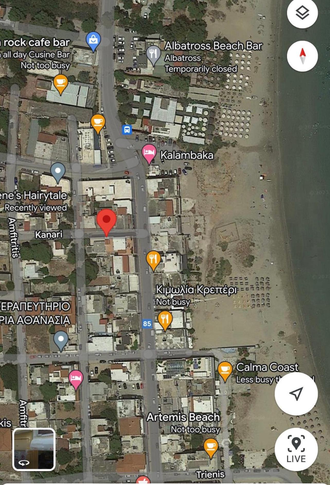 Blue Air Apartment 1Minute From Sea, 15 Min From The Airport Artemis City Center 外观 照片